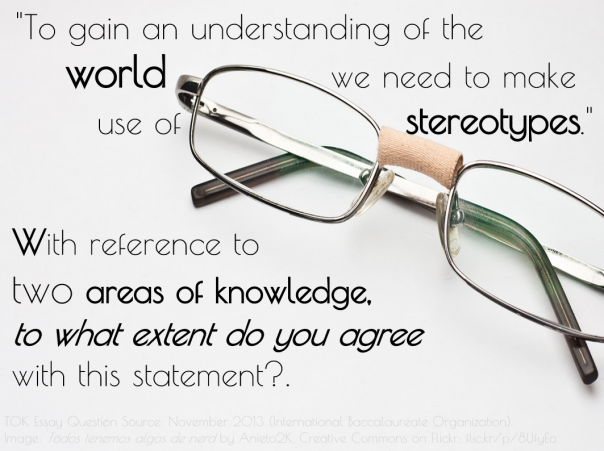 "To gain an understanding of the world we need to make use of stereotypes." Image: flic.kr/p/8UfyEo